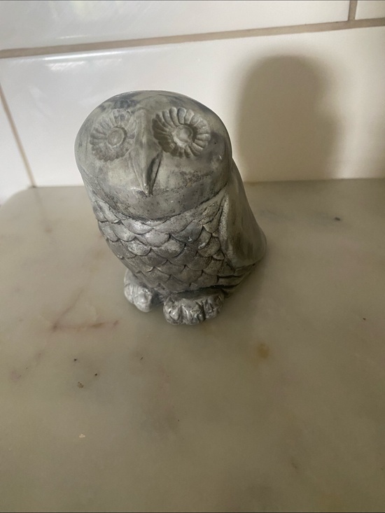 Other - Decorative Stone Owl Figurine - Home Art Accent